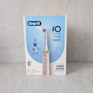 NEW Oral-B iO Electric Toothbrush, Series 3 Limited Edition Azalea Pink